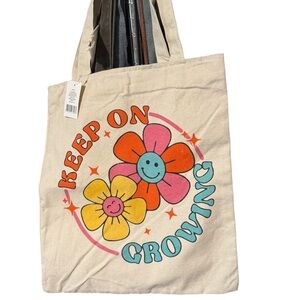 “Keep on growing” Canvas Tote Bag